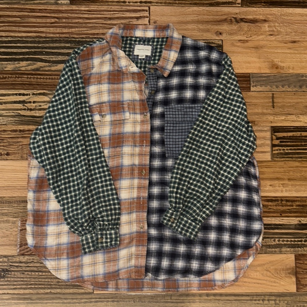 American Eagle Mismatch Flannel